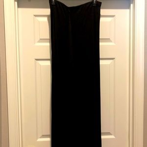 Long black BCBG skirt